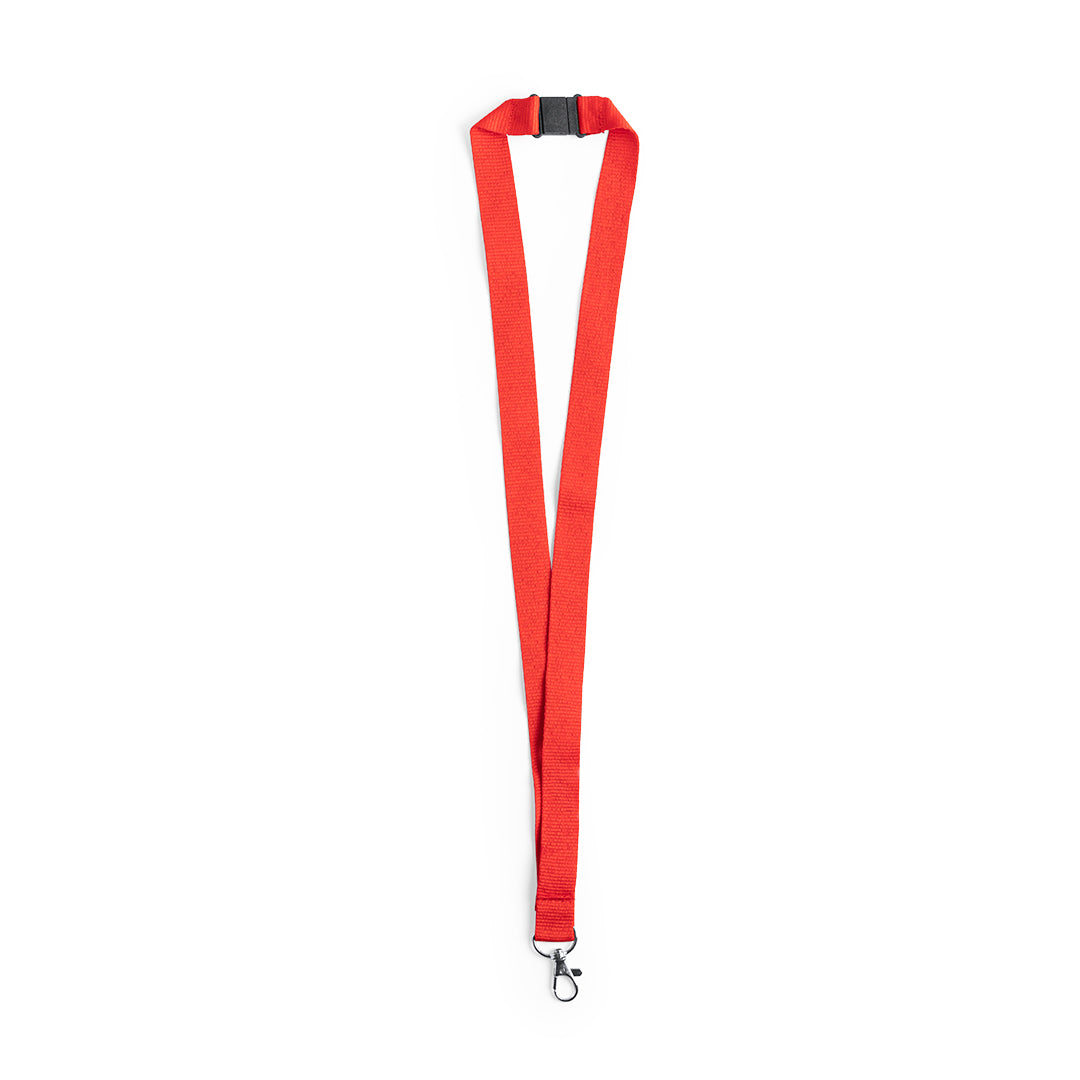 Lanyard resistente com mosquetão metálico colorido