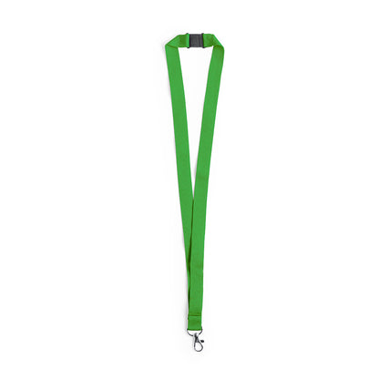 Lanyard resistente com mosquetão metálico colorido