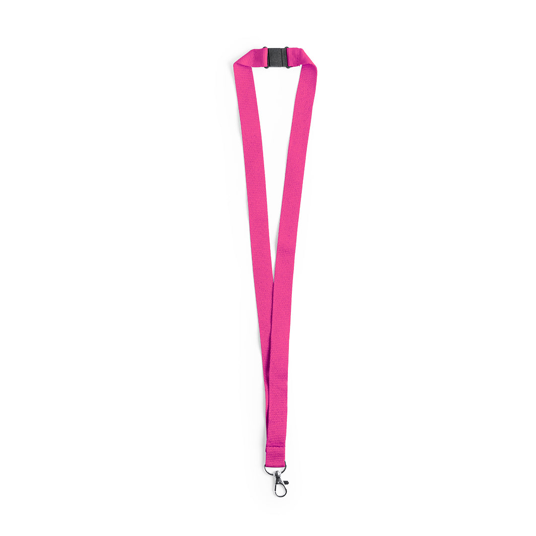Lanyard resistente com mosquetão metálico colorido
