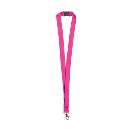 Lanyard resistente com mosquetão metálico colorido