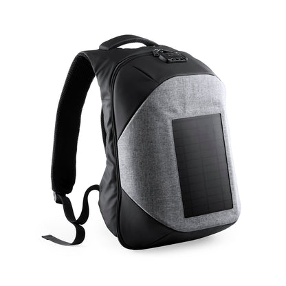 Mochila Solar com Carregamento USB e Segurança