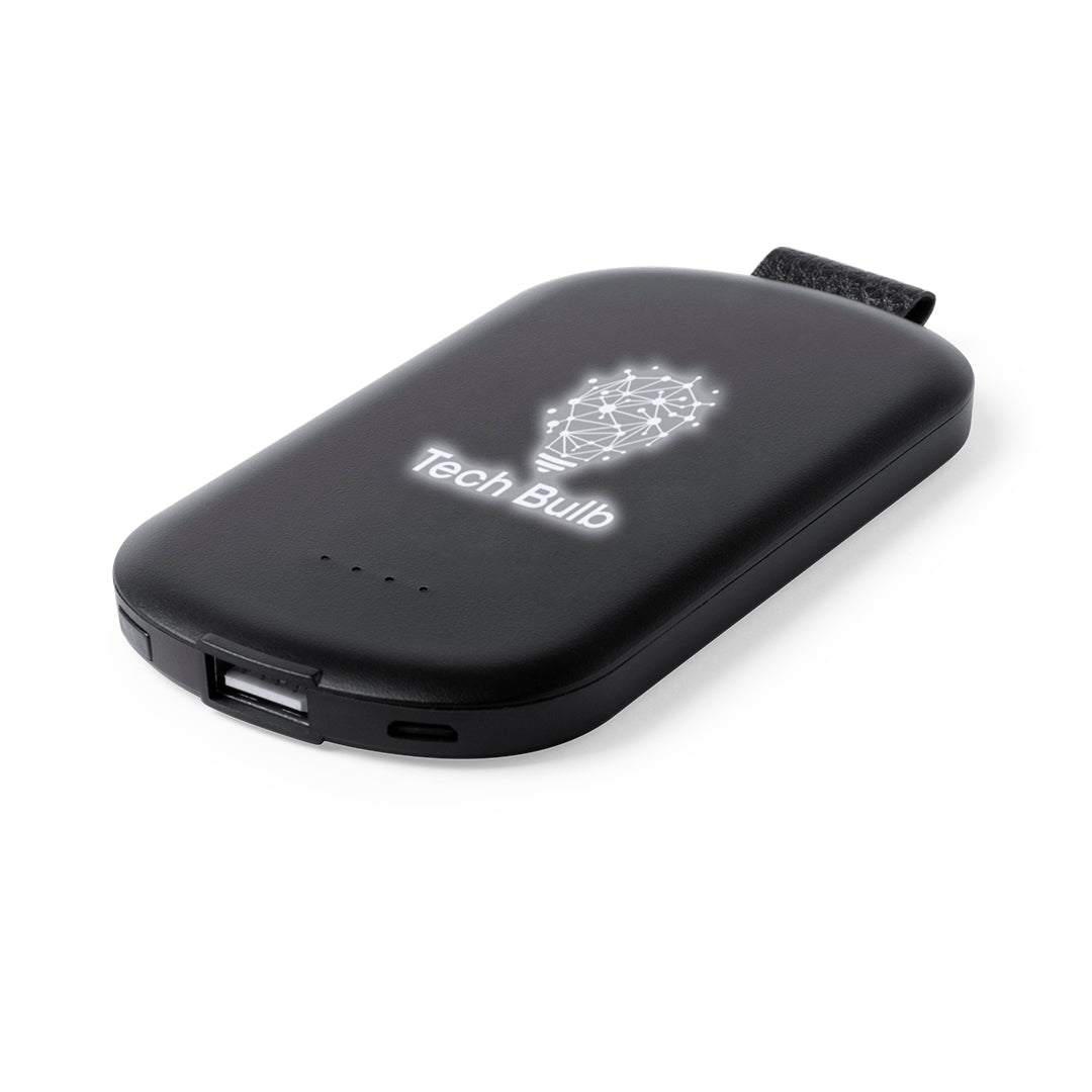 Power Bank Simmon 2.500 mAh com Luz LED e Proteções