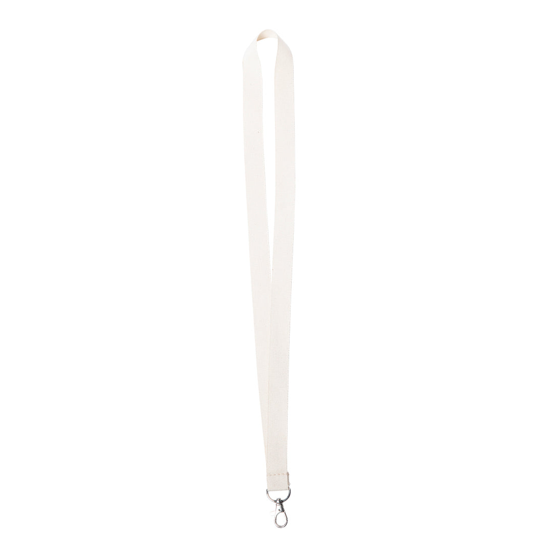 Lanyard Nature em Algodão com Mosquetão Metálico