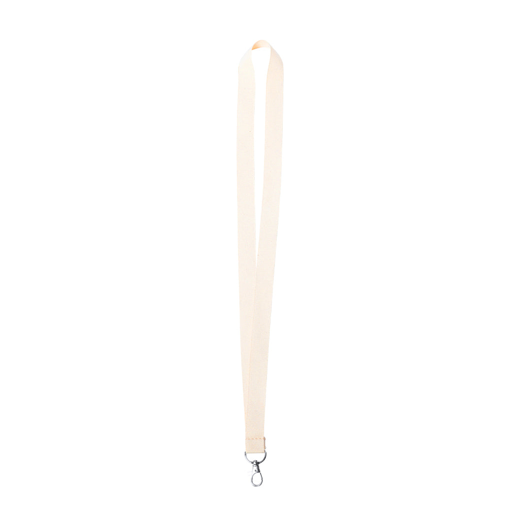 Lanyard Nature em Algodão com Mosquetão Metálico