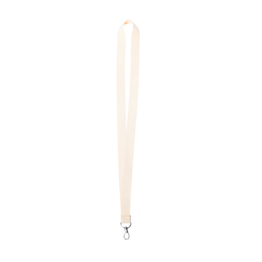 Lanyard Nature em Algodão com Mosquetão Metálico