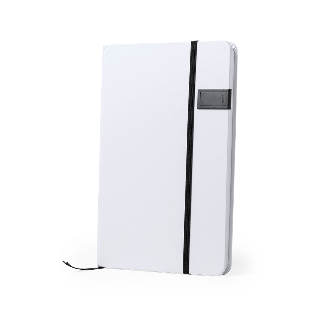 Bloc de Notas Branco com Pen USB 16GB Integrada