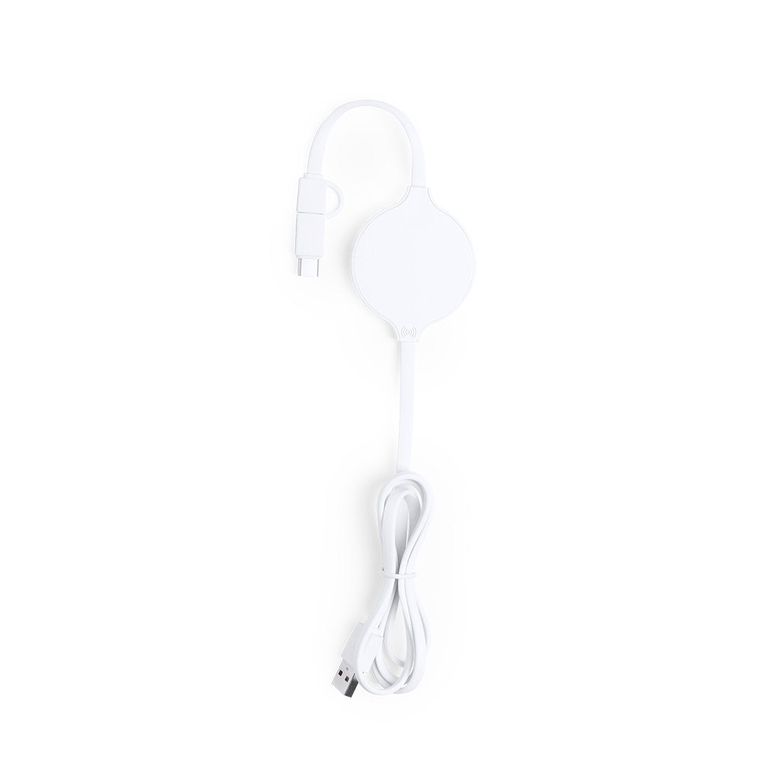 Carregador Sem Fios Compacto Pikat Branco