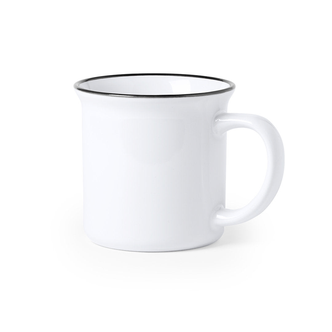 Caneca Vintage de Cerâmica 300ml - Design Elegante