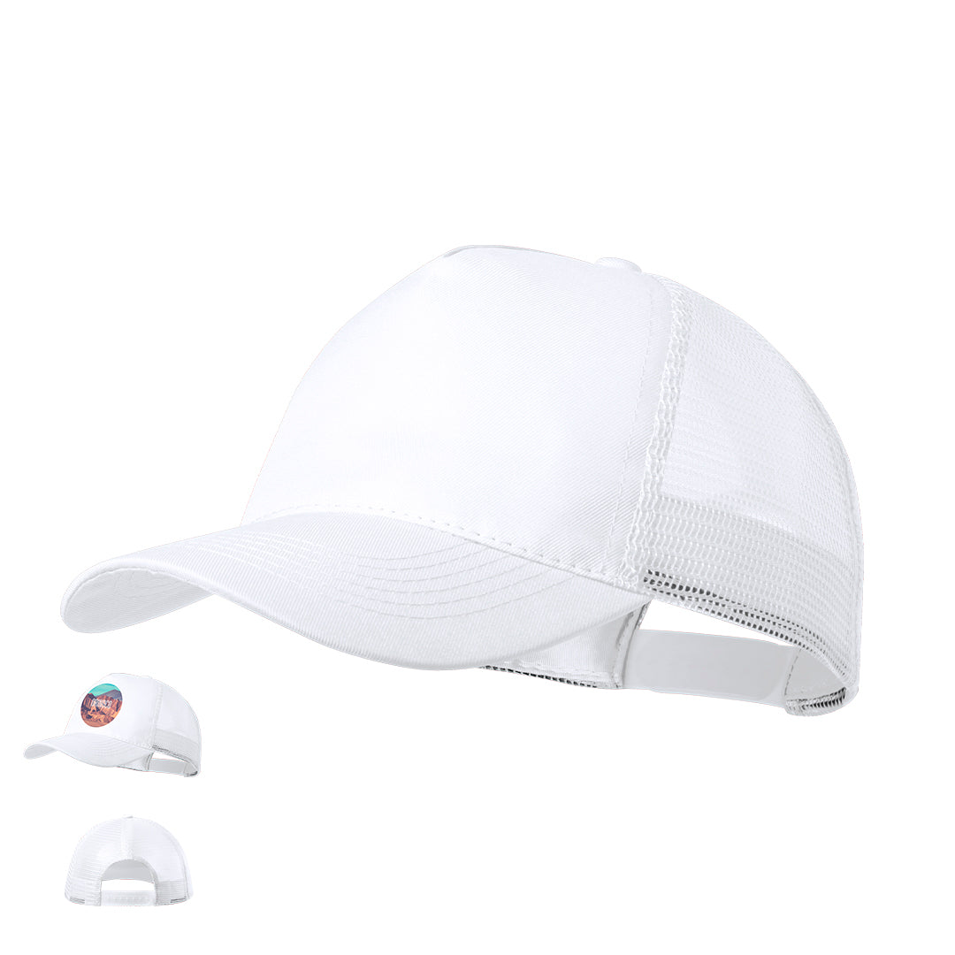 Gorra Clipak em Poliéster com Rejilla e Ajuste