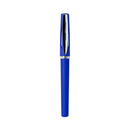 Caneta Roller Bicolor com Tinta Gel Azul