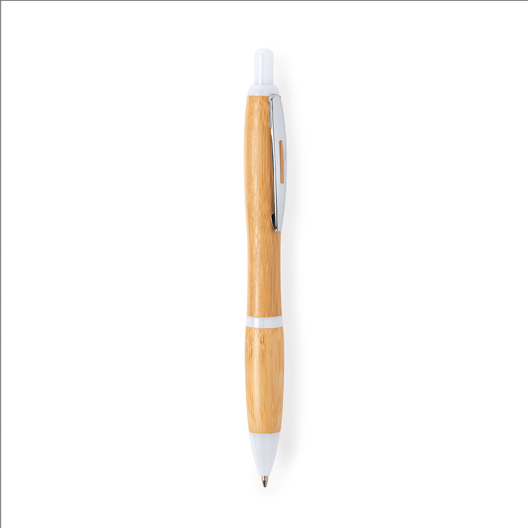 Caneta de Bambú com Mecanismo de Flexão
