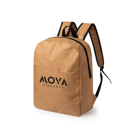 Mochila Resistente em Papel Laminado com Bolsos Espaçosos