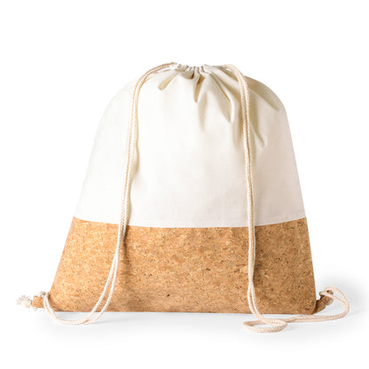 Mochila de Cordão Ecológica em Algodão e Cortiça