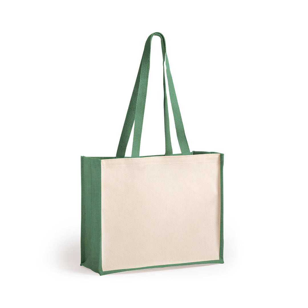 Bolsa Rotin Nature em Juta e Algodão Resistente