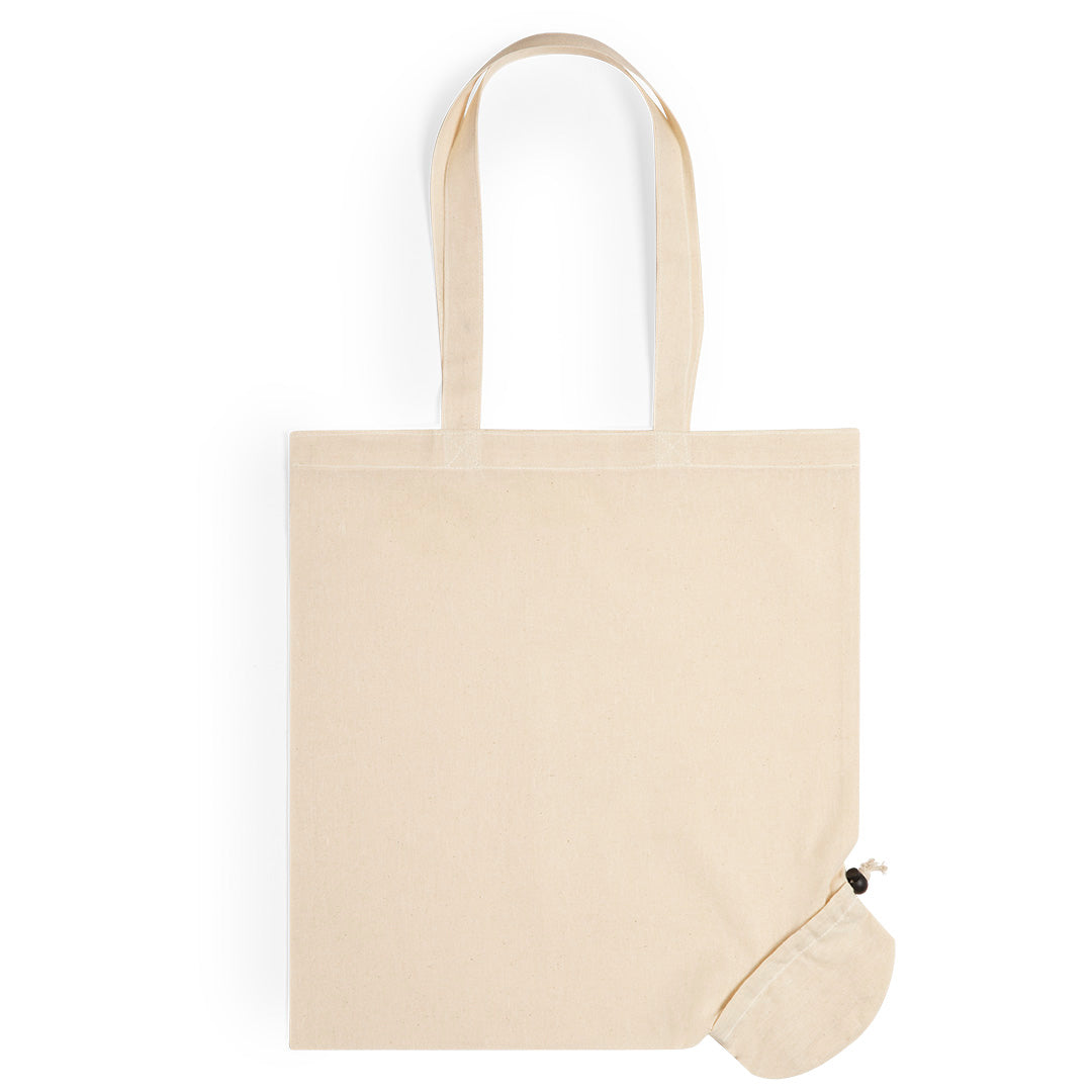 Bolsa Plegável Nature em Algodão Orgânico 100%