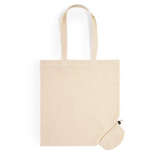 Bolsa Plegável Nature em Algodão Orgânico 100%