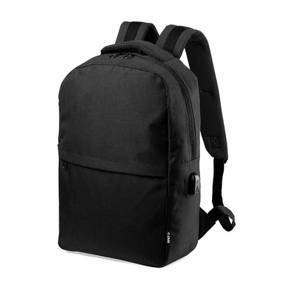 Mochila Sustentável 600d RPET com Conexão USB