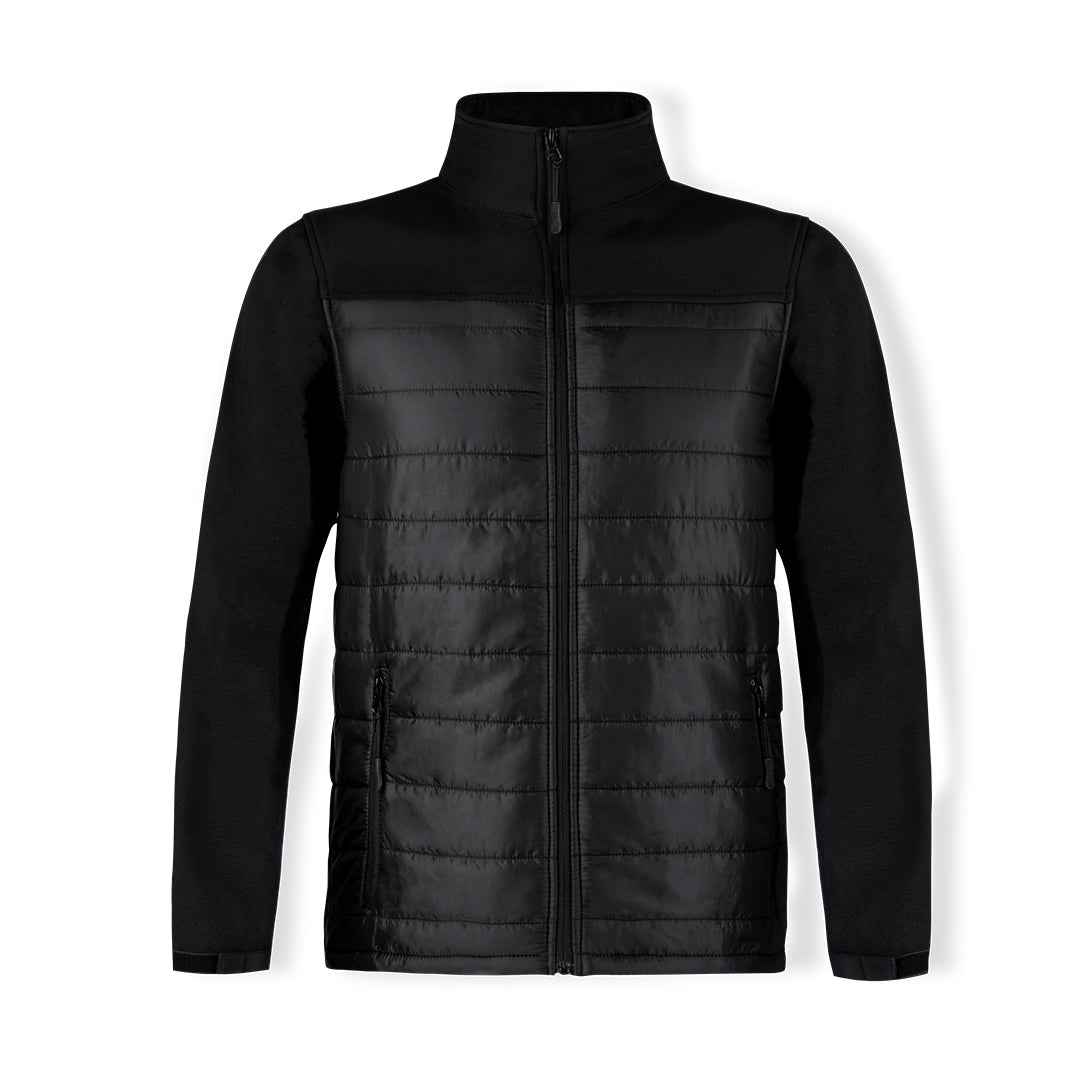 Casaco Impermeável Soft Shell Preto Elegante