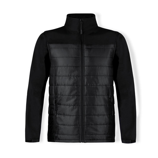 Casaco Impermeável Soft Shell Preto Elegante