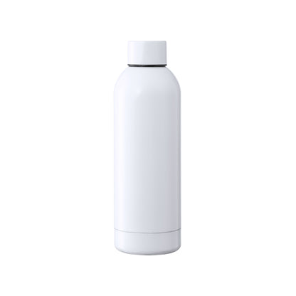Bidão Térmico Branco 500ml em Aço Inox