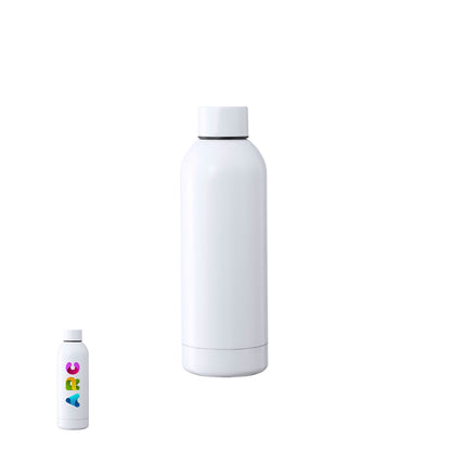 Bidão Térmico Branco 500ml em Aço Inox