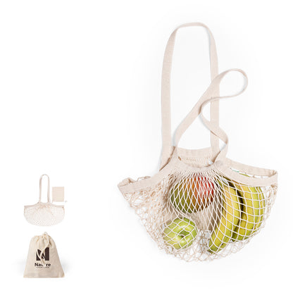 Bolsa Plegável Nacry em Algodão Natural