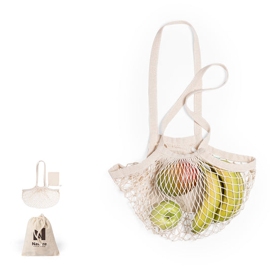 Bolsa Plegável Nacry em Algodão Natural