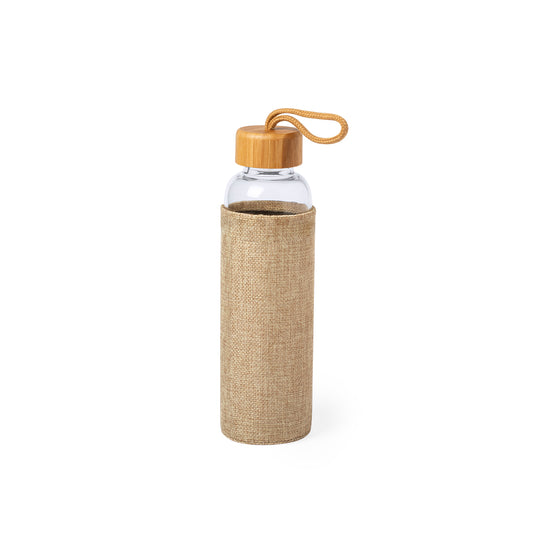 Bidão Nature em Bambu e Vidro 500ml Sustentável