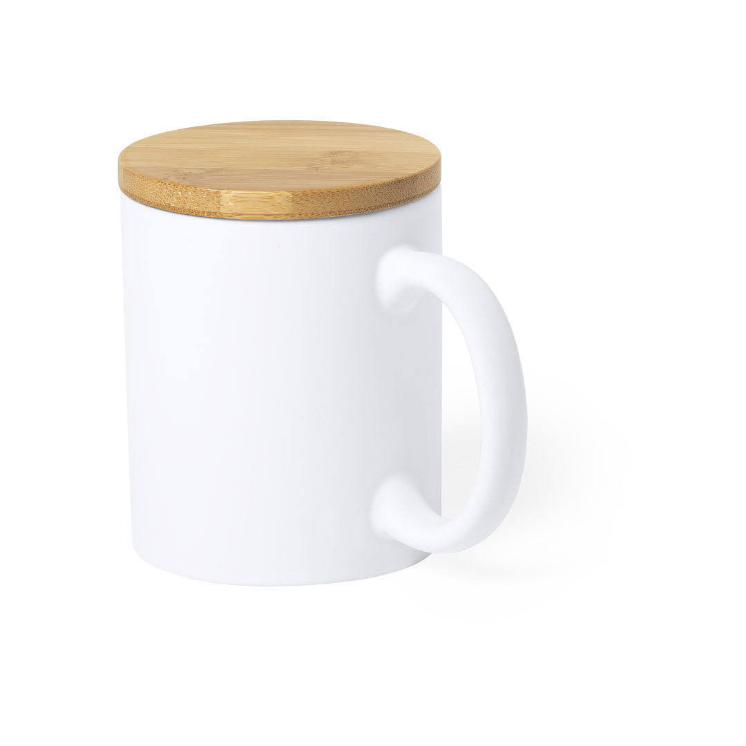 Caneca Nature 370ml com Tampa de Bambu