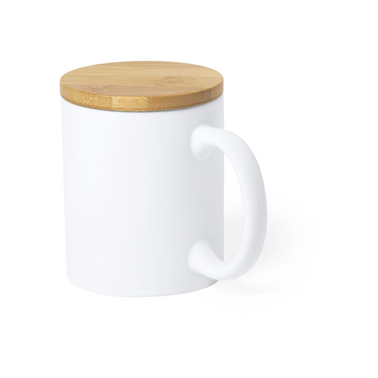 Caneca Nature 370ml com Tampa de Bambu