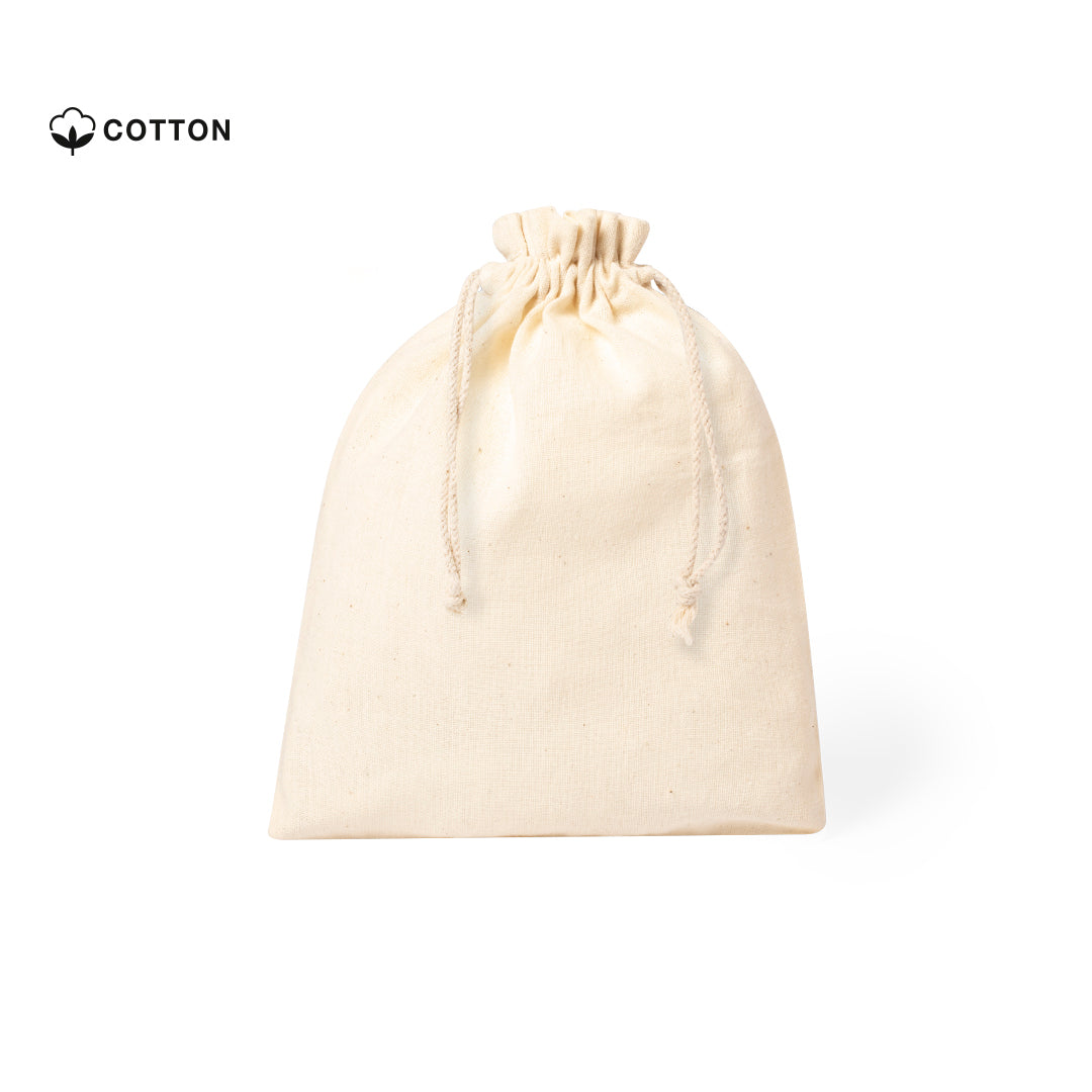 Bolsa Nature em Algodão 100% com Cordão 15x21 cm