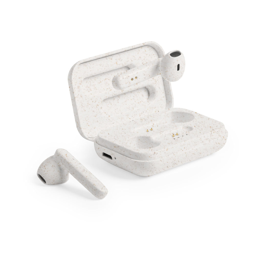 Auriculares Bluetooth 5.0 Nature com Estojo Ecológico