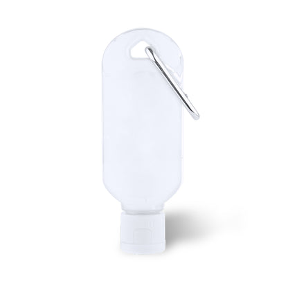 Gel Hidroalcoólico 30ml com Mosquetão e Dosificador