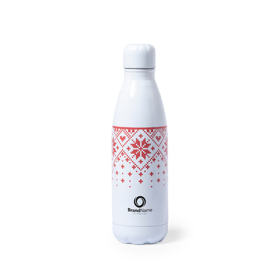 Bidão Yalok 790ml Aço Inoxidável Bicolor Natal