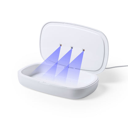 Halby - Caixa Esterilizadora UV com Carregador Wireless