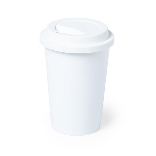 Vaso Nature PLA 450ml Compostável com Tampa Doseadora