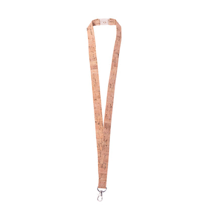 Lanyard Nature em Cortiça Natural Sustentável