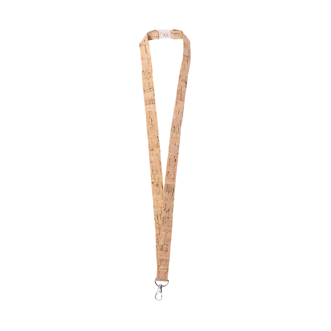 Lanyard Nature em Cortiça Natural Sustentável