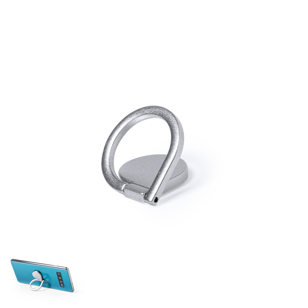 Suporte Metálico para Smartphone com Anilha e Fixação Forte