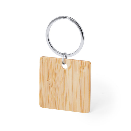 Chaveiro de Fio Natural de Bambu - Estilo Único