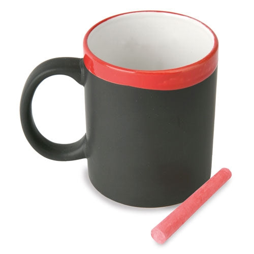 Caneca de Cerâmica Pizarra com Giz