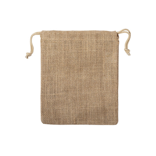 Bolsa Nature em Juta Resistente com Fecho de Cordão