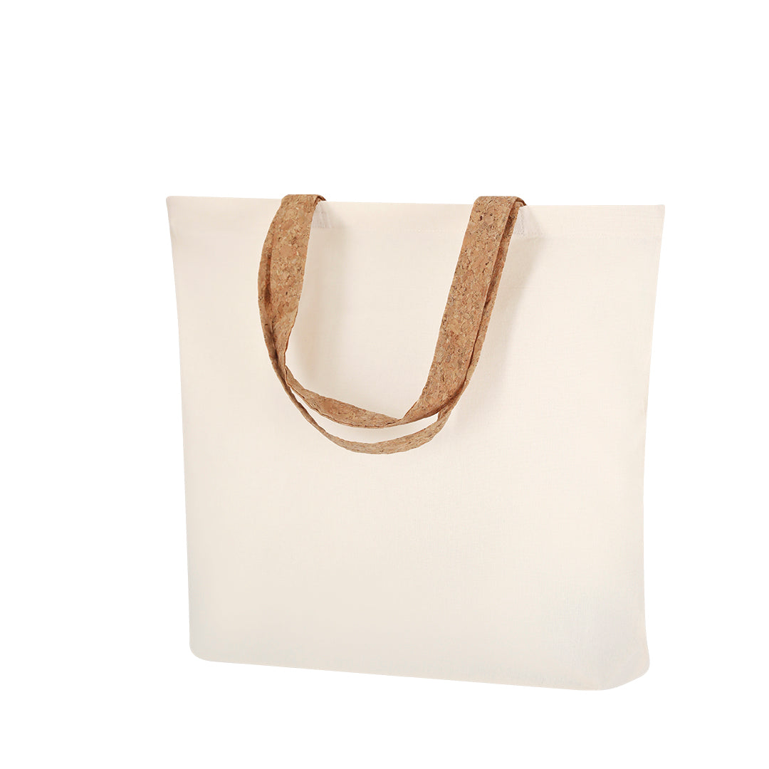 Bolsa Nature em Algodão com Alças de Cortiça Resistente