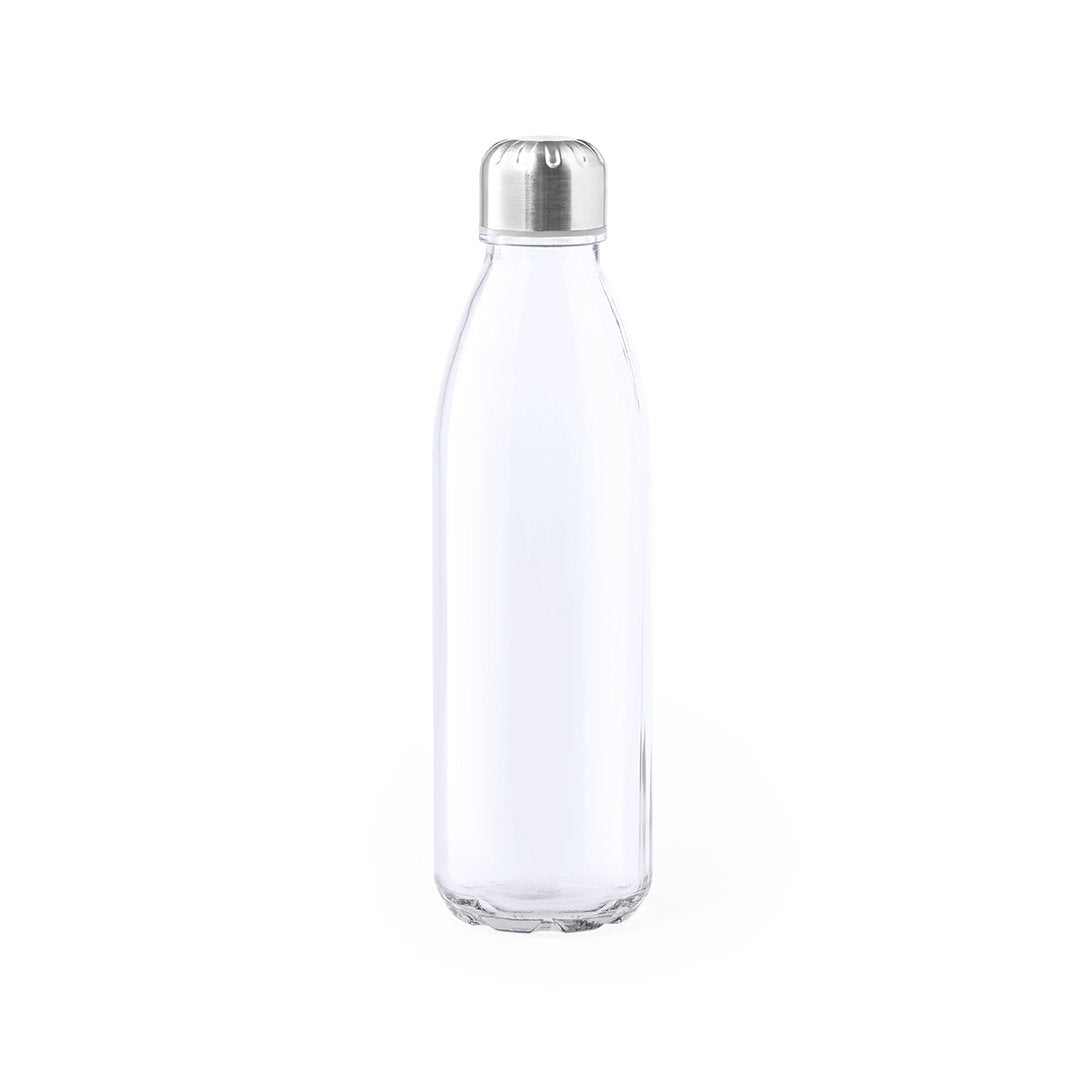 Garrafa Sunsox 650ml em Vidro com Tampa Cromada