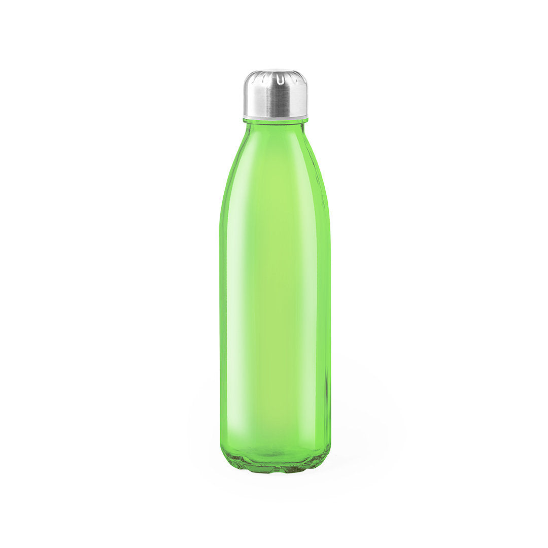 Garrafa Sunsox 650ml em Vidro com Tampa Cromada