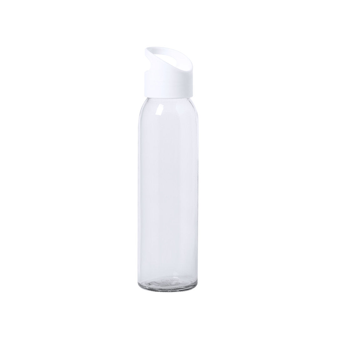 Bidão de Vidro 470ml Colorido com Tampa Antivazamento
