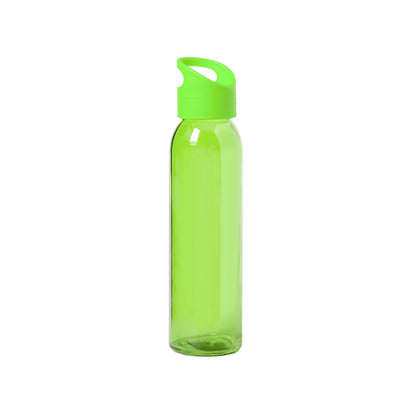 Bidão de Vidro 470ml Colorido com Tampa Antivazamento