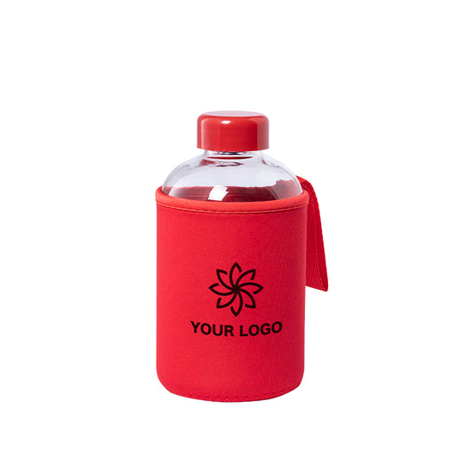 Bidão Flaber 600ml em Vidro com Funda Soft Shell