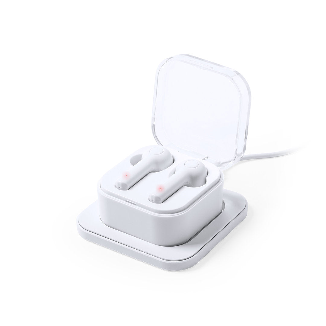 Auriculares Bluetooth 5.0 com Base de Carga Sem Fios