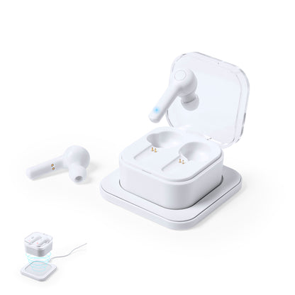 Auriculares Bluetooth 5.0 com Base de Carga Sem Fios